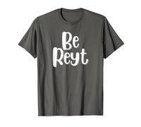 Be Reyt Derbyshire Saying T-Shirt, Men, Asphalt Grey, XX-Large