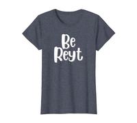 Be Reyt Derbyshire Saying T-Shirt, Women, Heather Blue, XX-Large