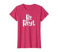 Be Reyt Derbyshire Saying T-Shirt, Women, Red Heather, X-Large