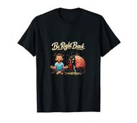 Be Right Back Debugging Humor Meditation Bug Brain T-Shirt