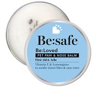 Be:safe Natural Dog Paw & Nose Balm, Soothes Insect Bites & Eases Sores and Minor Injuries, Great for Dogs Noses, Paws & Skin - 60g Pot