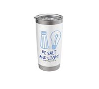 Be Salt and Light Matthew 5:13-16 Christian Prayer Stainless Steel Insulated Tumbler