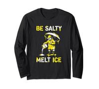 Be Salty Melt Ice Protest Street Art Graphic Long Sleeve T-Shirt