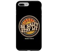 Be Salty Stay Lit Matthew 5:13-14 Bible Verse Meme Men Women Case for iPhone 7 Plus/8 Plus