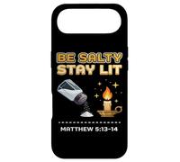 Be Salty Stay Lit Matthew 5:13-14 Bible Verse Meme Men Women Case for iPhone Air