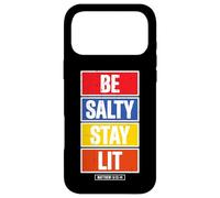 Be Salty Stay Lit Matthew 5:13-14 Christian Bible Verse Meme Case for iPhone 17 Pro Max