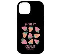 Be Salty Stay Lit Matthew 5:13-16 Fun Christian Design Case for iPhone 14