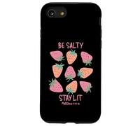 Be Salty Stay Lit Matthew 5:13-16 Fun Christian Design Case for iPhone SE (2020) / 7 / 8