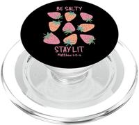 Be Salty Stay Lit Matthew 5:13-16 Fun Christian Design PopSockets PopGrip for MagSafe