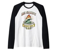 Be Salty Stay Lit Salt of The Earth Light of The World Waves Raglan Baseball Tee