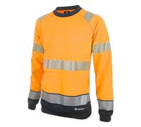 Beeswift High Visibility Two Tone Sweatshirt Orange/Black S HVTT020ORBLS