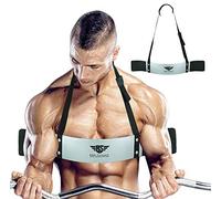 Be Smart Arm Blaster for Biceps & Triceps Dumbbells & Barbells Curls Muscle Builder Bicep Isolator for Big Arms Bodybuilding & Weight Lifting Support for Strength & Muscle Gains (Silver)