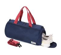 BE SMART Waterproof Mens Gym Bag with Shoe Compartment, Duffle Bag with Wet Pocket for Men, Lightweight Large Sport Duffel Bag With Tpu Pocket, Navy Blue 1, Sport Duffel Bag