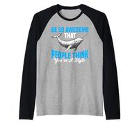Be So Awesome That People Think You're A Myth - Raglan Baseball Tee