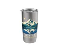 Be Still and Know Christian Psalm Verse Believer Stainless Steel Insulated Tumbler