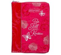 Be Still and Know Guided Devotional (Faux Leather) - Women's Devotional Book with Zip Around Closure, Perfect Faith Book for Christian Women (Ziparound Devotionals): Daily Journal Ziparound