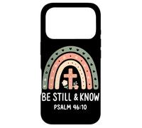 Be Still And Know Psalm 46:10 Christian Rainbow Art Case for iPhone 17 Pro