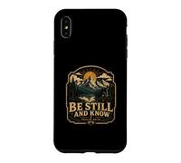Be Still And Know Psalm 46 10 Mountain Lake Cabin Case for iPhone XS Max