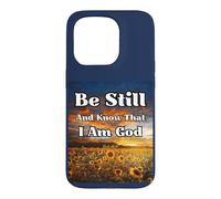 Be Still and Know: Psalms Peaceful Uplifting Bible Christian Case for iPhone 15 Pro