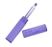 Be Still and Know Purple Stylish Classic Pen in Matching Gift Case - Psalm 46:10 Bible Verse Refillable Retractable Medium Ballpoint Pen for Bullet Journal Planner Writing Note Taking Calendar Agenda