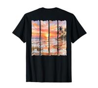 Be Still and Know that I Am God Psalm 46:10 Beach Sunset T-Shirt