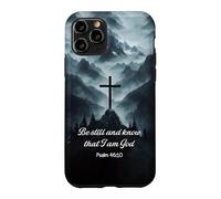 Be Still And Know That I Am God Psalm 46:10 Cross Mountain Case for iPhone 11 Pro
