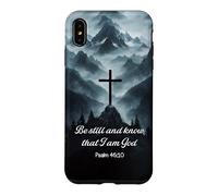 Be Still And Know That I Am God Psalm 46:10 Cross Mountain Case for iPhone XS Max