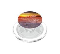 Be Still And Know That I Am God Psalm 46:10 Ocean Sunset PopSockets PopGrip for MagSafe