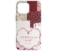 Be Still Coquette Christian Bible Verse Holiday Pink Bow Case for iPhone 16 Pro Max
