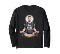 Be Still | Inspiring Relaxing Meditation Yoga Mindfulness Long Sleeve T-Shirt