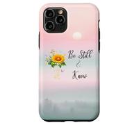 Be Still Know That I Am God Quotes Butterfly Christian Jesus Case for iPhone 11 Pro