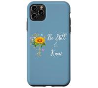 Be Still Know That I Am God Quotes Butterfly Christian Jesus Case for iPhone 11 Pro Max
