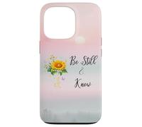 Be Still Know That I Am God Quotes Butterfly Christian Jesus Case for iPhone 13 Pro