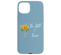 Be Still Know That I Am God Quotes Butterfly Christian Jesus Case for iPhone 15 Plus
