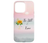 Be Still Know That I Am God Quotes Butterfly Christian Jesus Case for iPhone 15 Pro Max