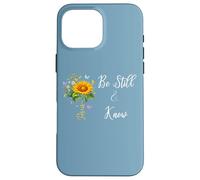Be Still Know That I Am God Quotes Butterfly Christian Jesus Case for iPhone 16 Pro Max