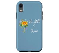 Be Still Know That I Am God Quotes Butterfly Christian Jesus Case for iPhone XR