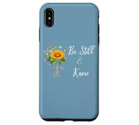 Be Still Know That I Am God Quotes Butterfly Christian Jesus Case for iPhone XS Max