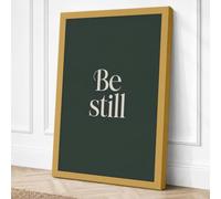Be Still Minimalist Canvas Wall Art Print 30x20 Inch (76 x 51 cm)