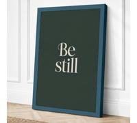 Be Still Minimalist Canvas Wall Art Print 30x20 Inch (76 x 51 cm)