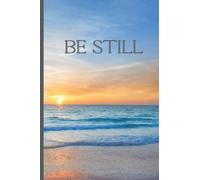 Be Still Notebook Journal Ocean Sunset Theme