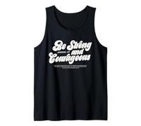 Be Strong and Courageous Christian Bible Verse Joshua 1:9 Tank Top