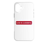Be Strong And Courageous, Faith, God Is Godding, Christian Case for iPhone 16 Plus