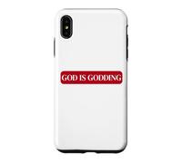 Be Strong And Courageous, Faith, God Is Godding, Christian Case for iPhone XS Max