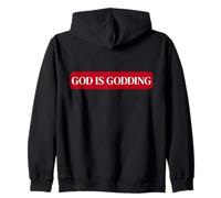 Be Strong And Courageous, Faith, God Is Godding, Christian Zip Hoodie