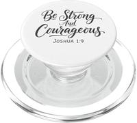 Be Strong And Courageous Joshua 1:9 Jesus Be Courageous PopSockets PopGrip for MagSafe