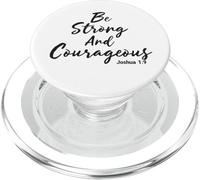 Be Strong And Courageous Joshua 1:9 Jesus Be Courageous PopSockets PopGrip for MagSafe