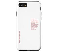 Be Strong And Courageous, Joshua 1, Christian, Fathers Day Case for iPhone SE (2020) / 7/8