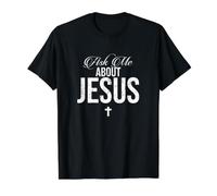 Be Strong and Courageous, Joshua 1, Christian Fathers Day Value Graphic T-Shirt, Men, Black, XL
