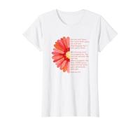 Be Strong and Courageous, Joshua 1, Christian, Fathers Day Value Graphic T-Shirt, Women, White, S